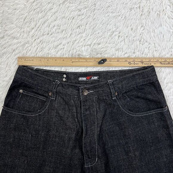 Vintage Culture Jeans Mens 35x30 (Tag 38x32) Wide Leg Baggy Carpenter Skater Y2K - Picture 9 of 15